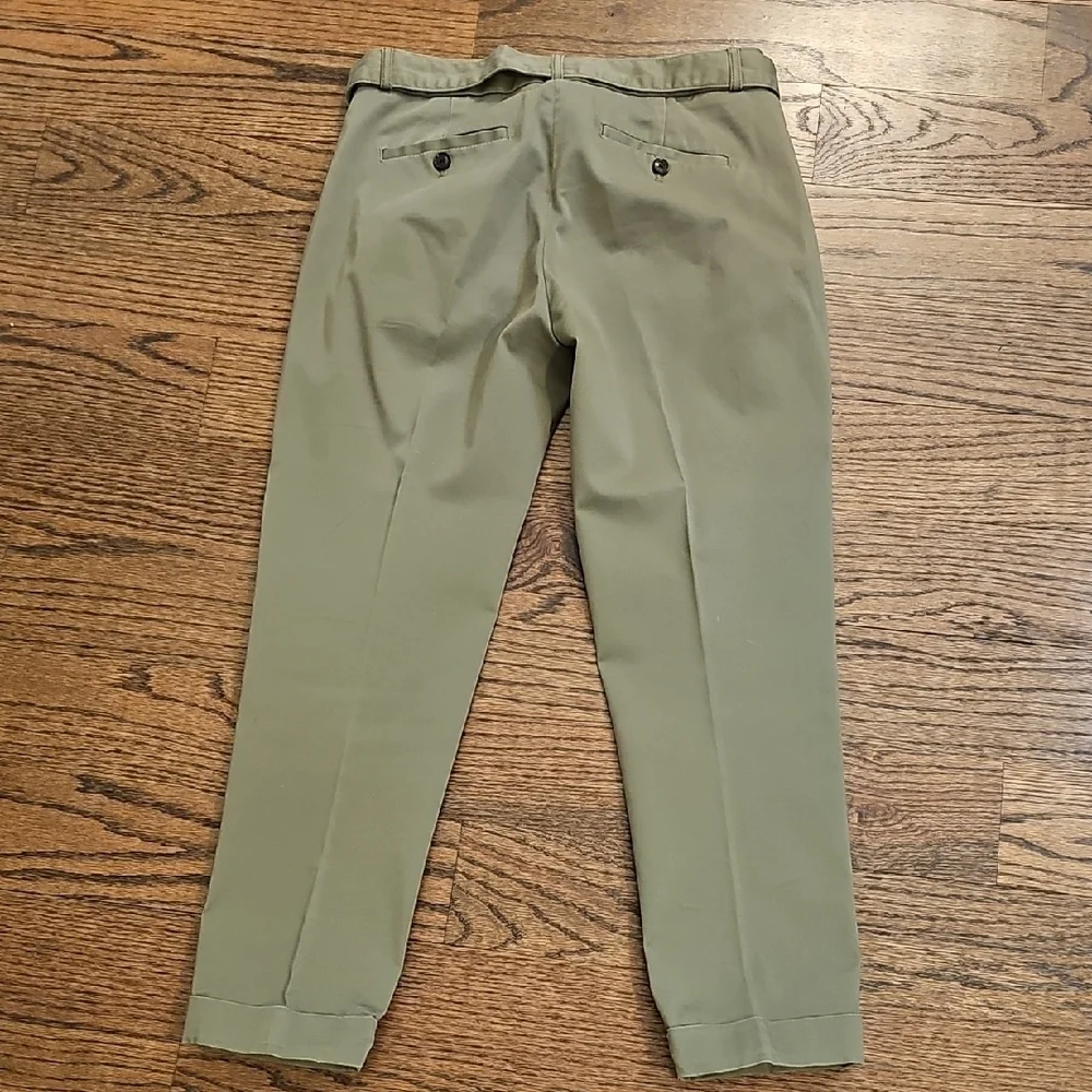 Banana Republic Avery Pant Olive Green Size 4 - Picture 3 of 13